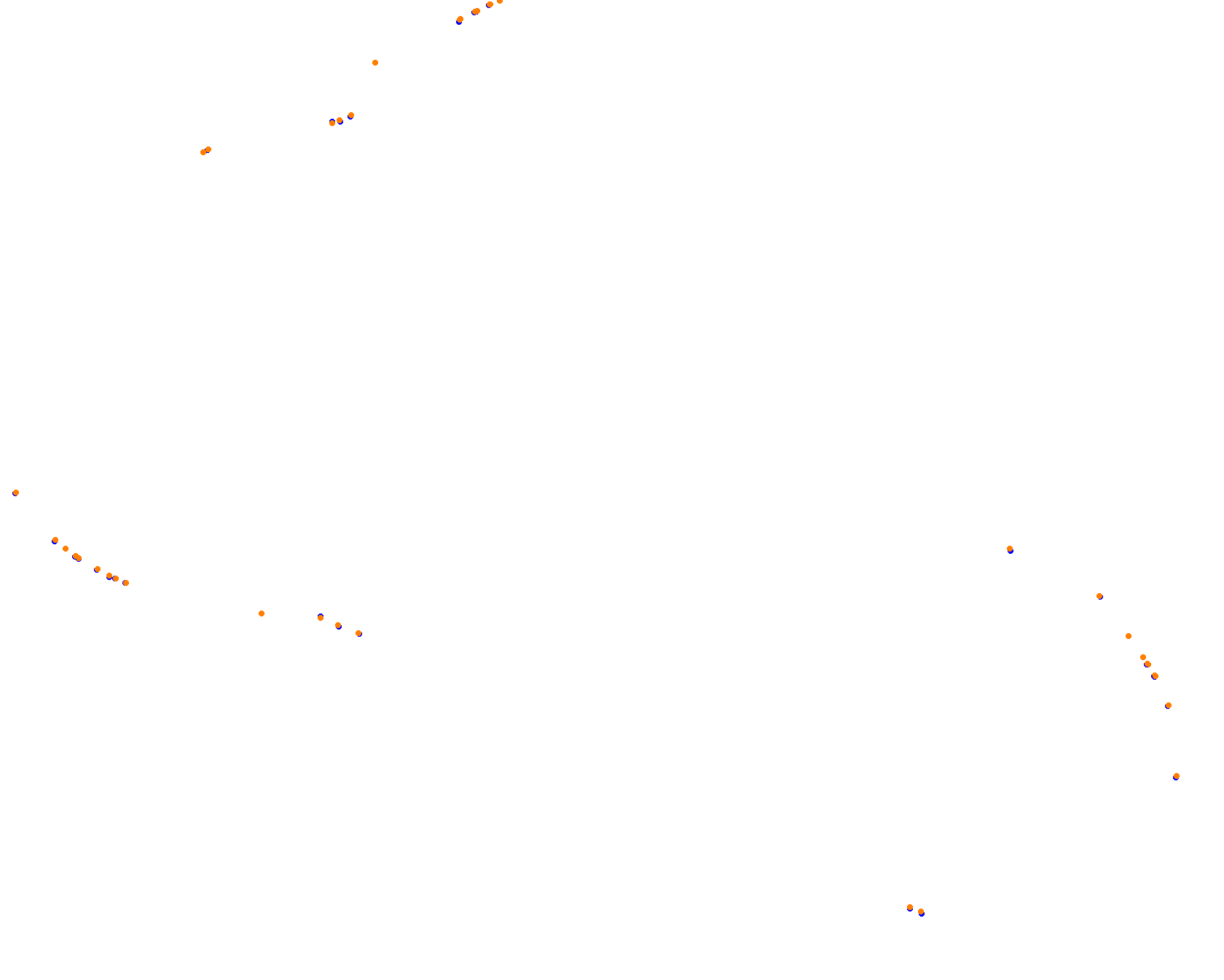 Pocono Raceway collisions