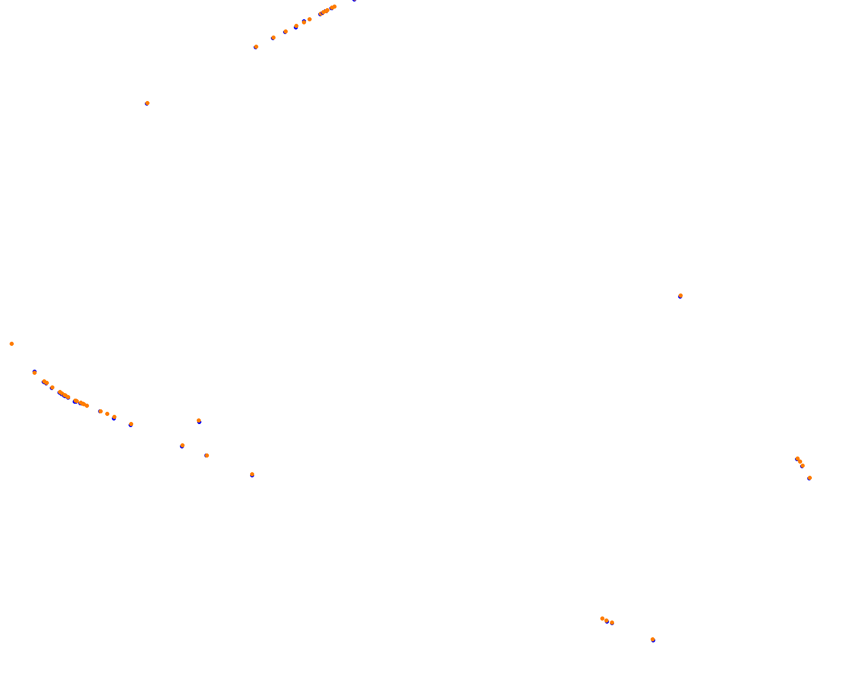 Pocono Raceway collisions